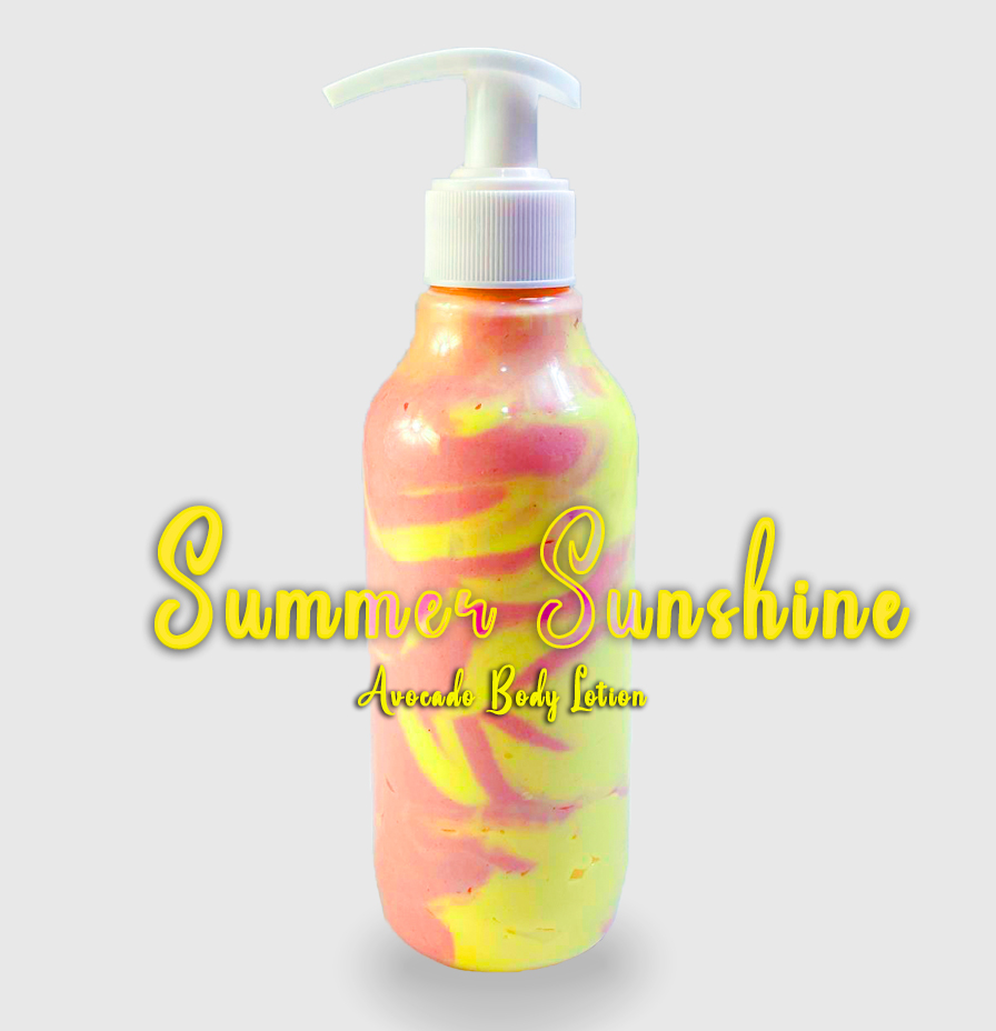 Summer sunshine avocado body lotion by wanda skin care