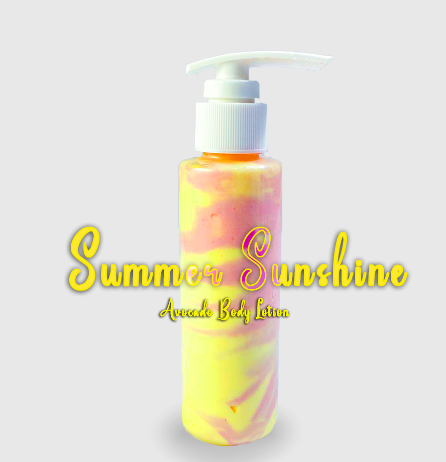 Summer sunshine avocado body lotion by wanda skin care