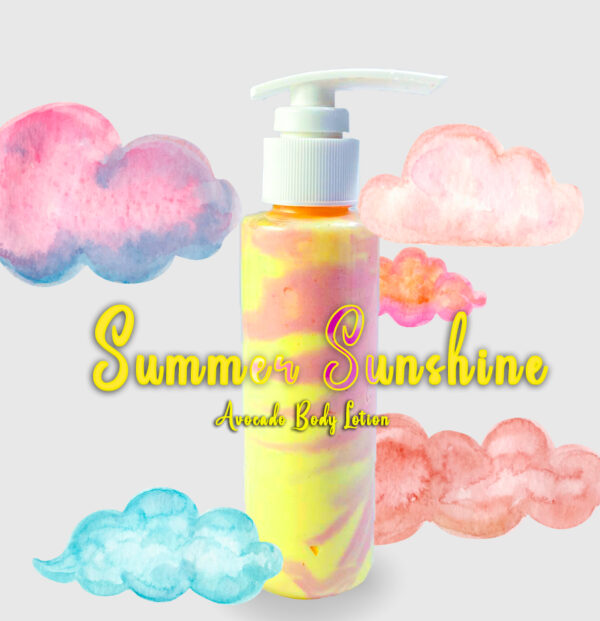 Summer sunshine avocado body lotion by wanda skin care